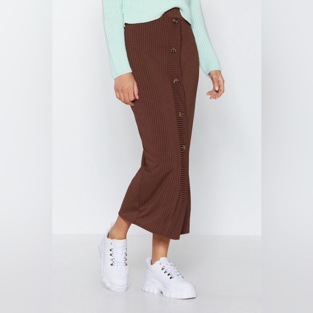 NASTY GAL - Press Play Midi Skirt